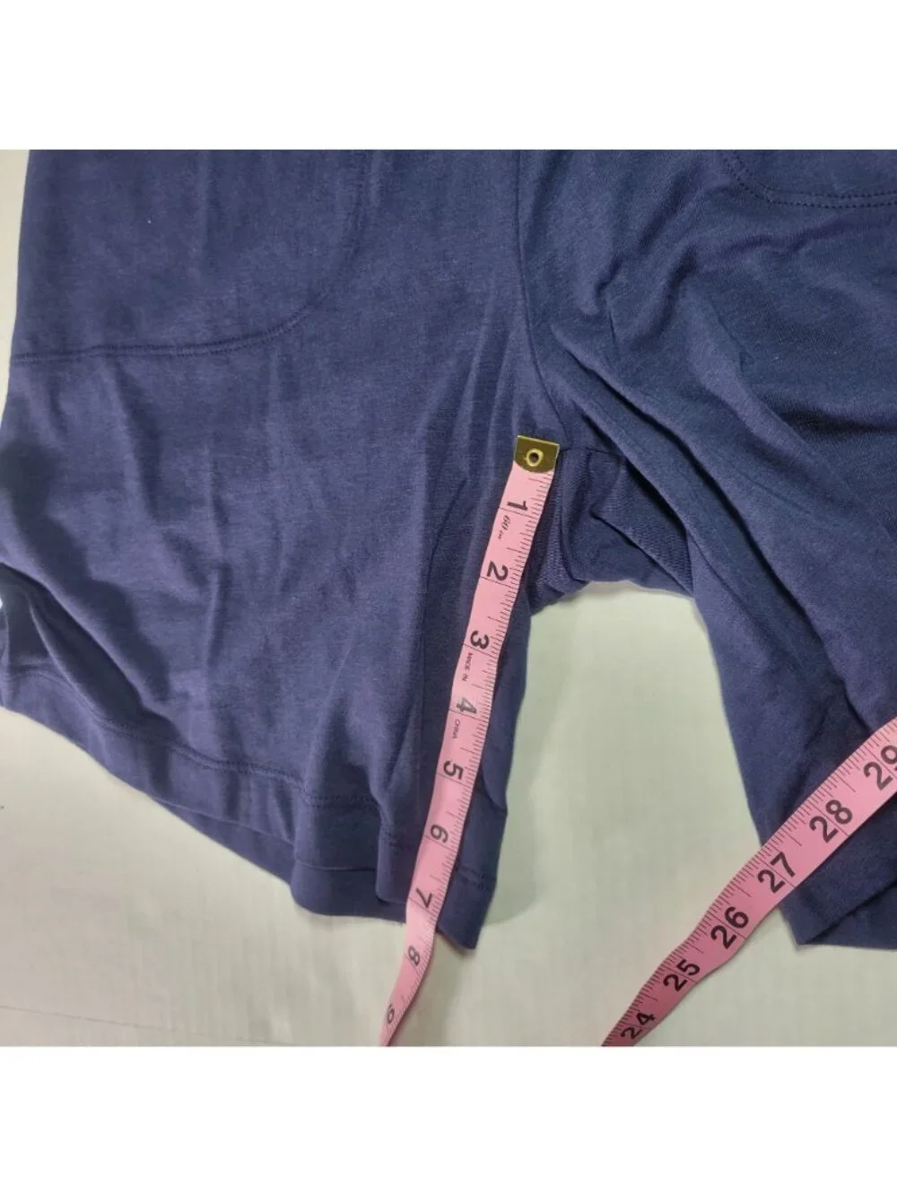 Universal Standard Navy Elastic Waist Pima Cotton Lounge Shorts Size 4XS (XS)